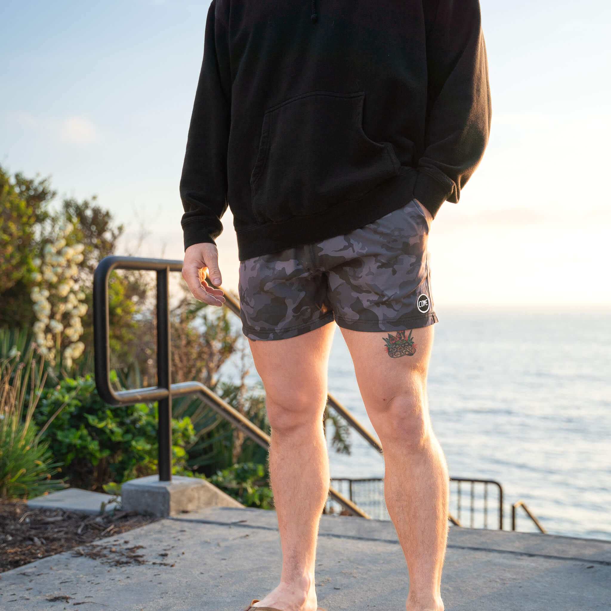 Camo Shorts - Black