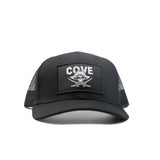 Pirate Trucker Hat - Black