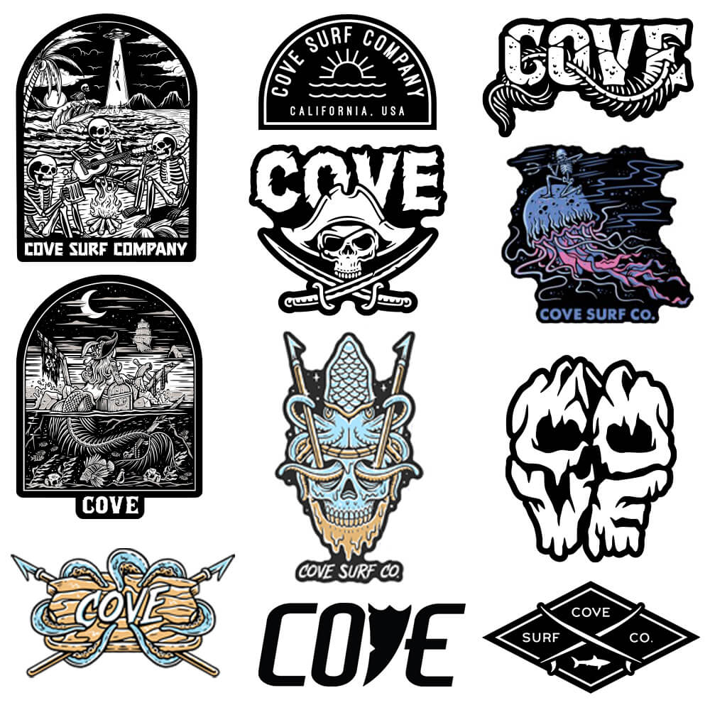 Pirate Pack (11 Stickers)